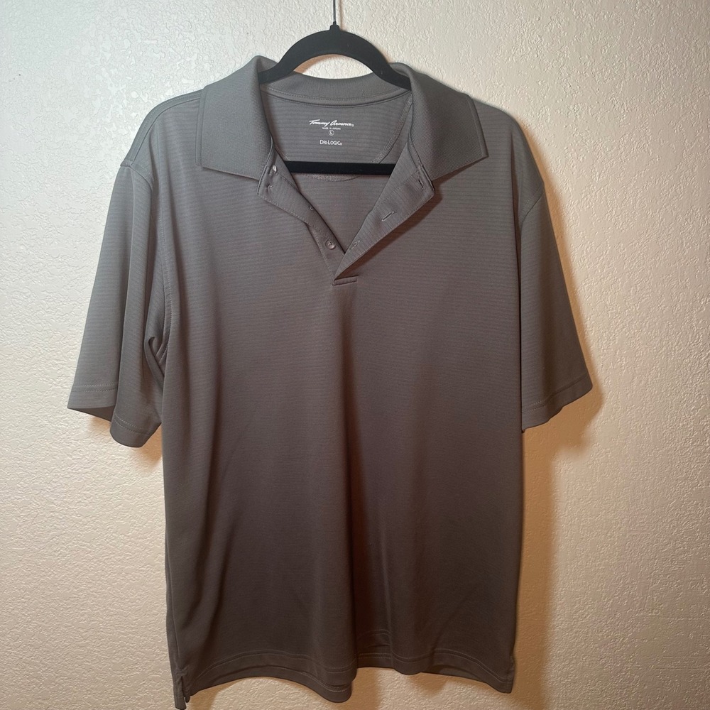 Tommy Armour‎ Men's Gray DRI-LOGIC Golf Polo Shirt - Picture 2 of 4